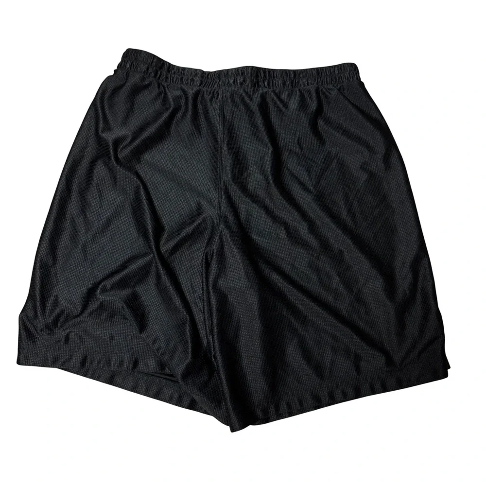 Jordan Mens Black Mesh Basketball Shorts Red Jumpman Logo XL